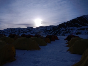 6.30 sunrise in camp, Day 2 